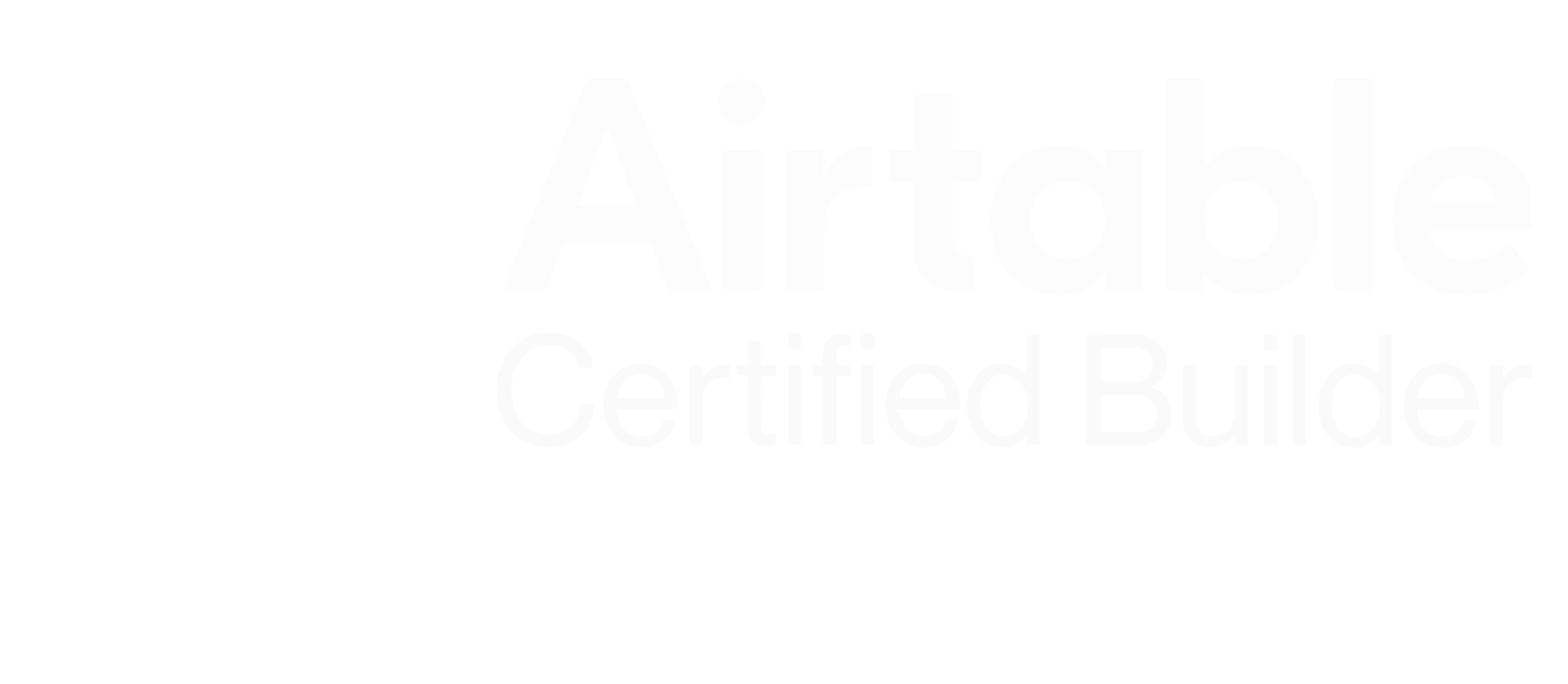 Somos agencia AIRTABLE CERTIFIED BUILDER